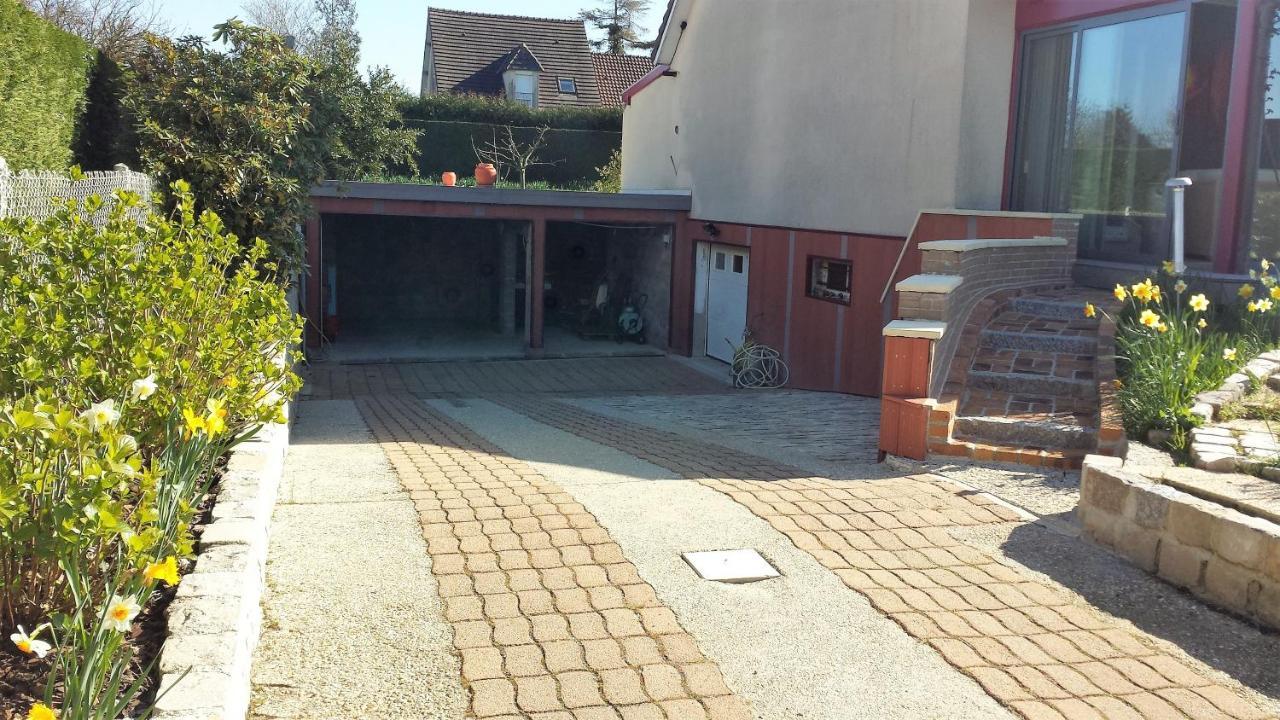 3 chambres privées dans un jardin d'hiver, garage voiture, vélos, motos Tourville-sur-Arques Exterior foto