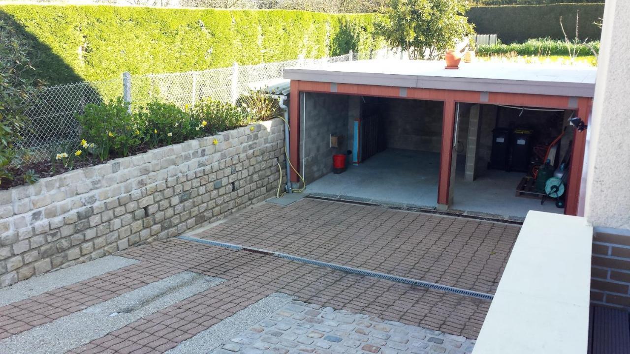 3 chambres privées dans un jardin d'hiver, garage voiture, vélos, motos Tourville-sur-Arques Exterior foto