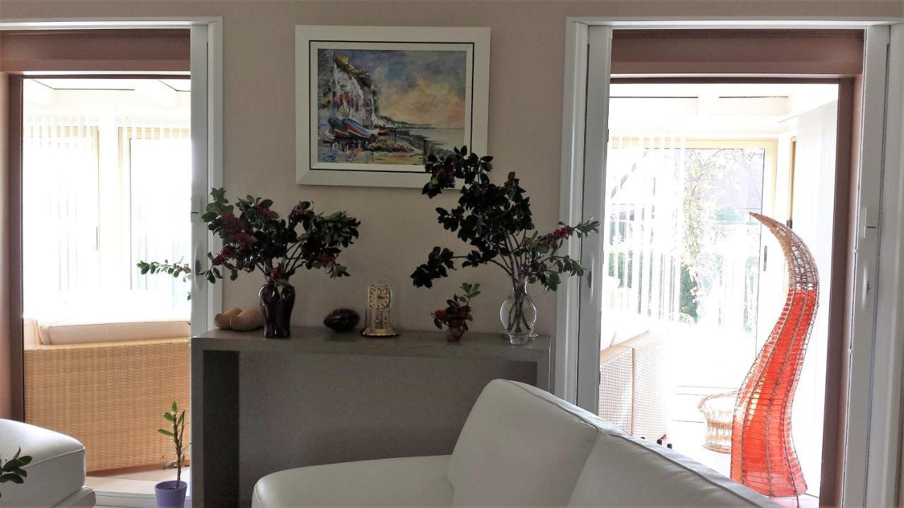 3 chambres privées dans un jardin d'hiver, garage voiture, vélos, motos Tourville-sur-Arques Exterior foto